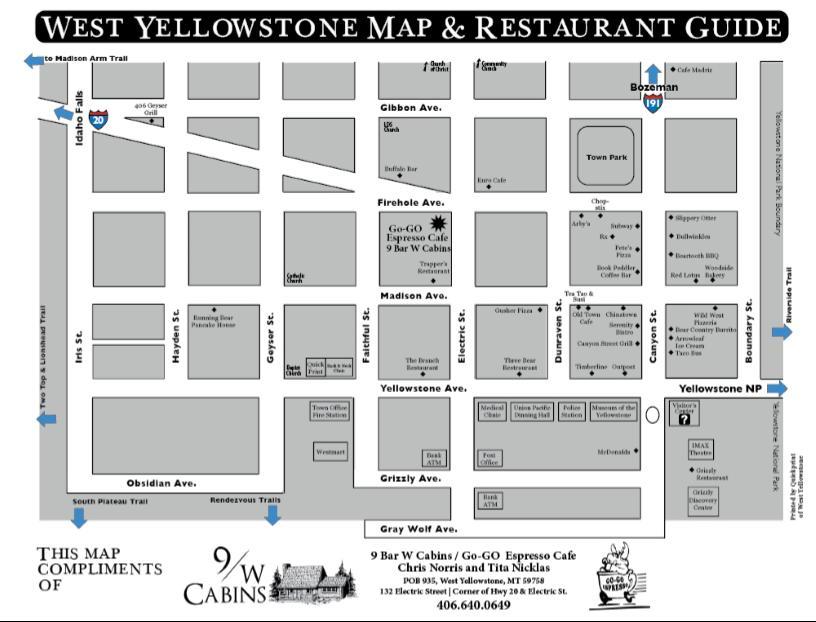 9 Bar W Cabins West Yellowstone Exterior photo